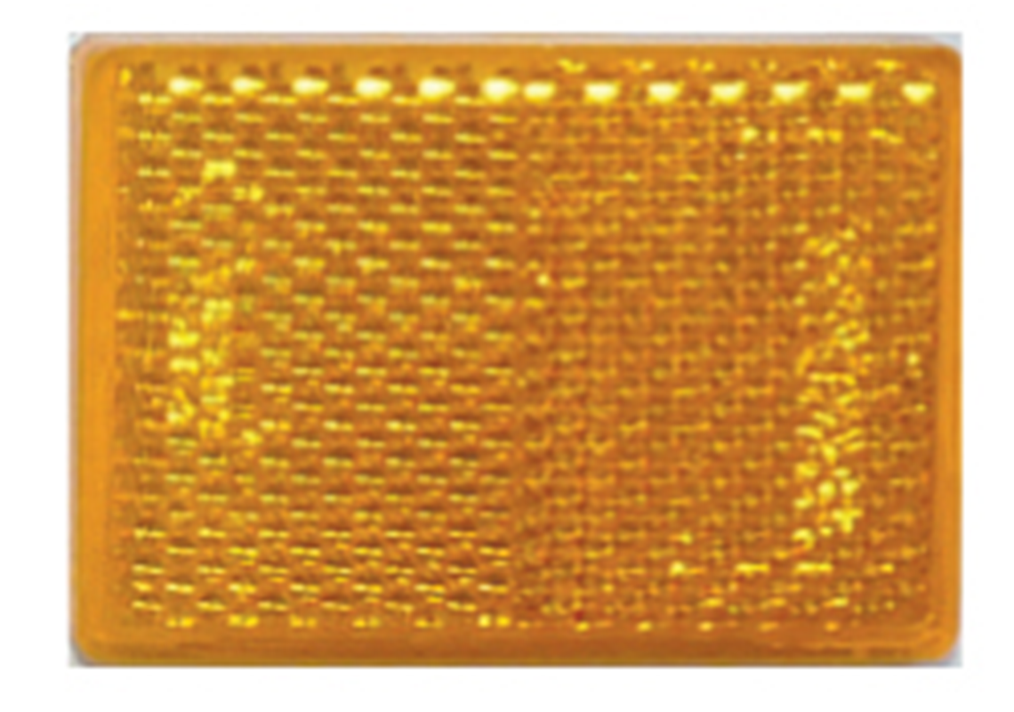 Rectangular adhesive reflector (58 x 40mm)